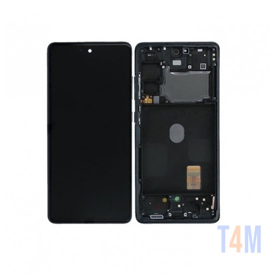 TOUCH+DISPLAY CON FRAME AND ANTENNA SAMSUNG GALAXY S20 FE 5G/SM-G781/G780/G781B/G780B 6.5" SERVICE PACK (GH82-24214A/24215A) NEGRO/AZUL MARINO